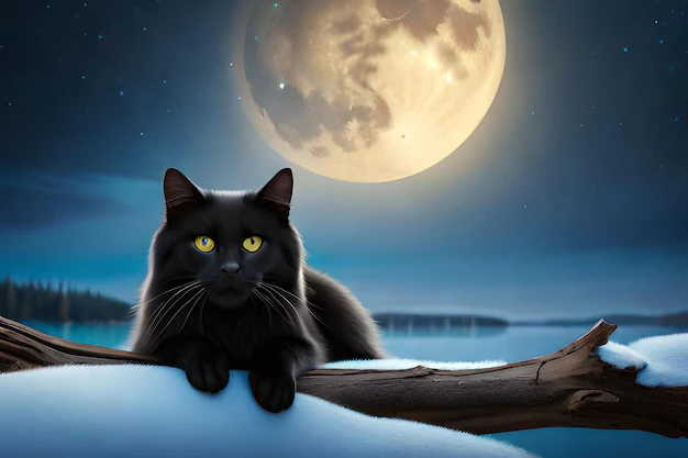 Приснився чорний кіт – тлумачення сну по соннику